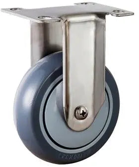2" Inch 110 Lbs Light Duty Caster Wheel Swivel Plate Stainless Steel TPR