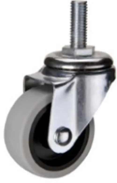 2" Inch Caster 44 lbs Swivel Thermoplastic Rubber Threaded Stem