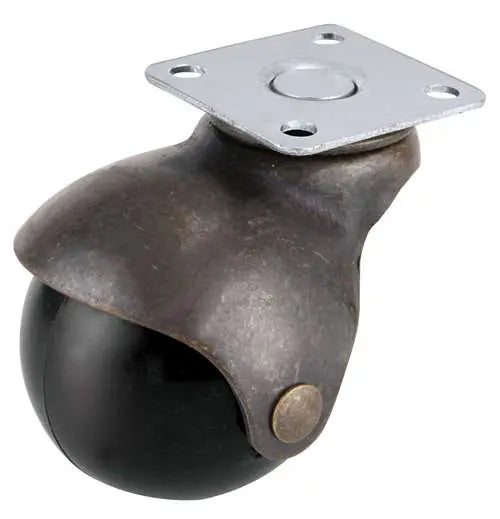 2" Inch Caster 77 lbs Swivel Polypropylene Top Plate Vintage