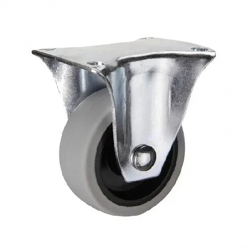 3" Inch Caster 121 lbs Fixed Thermoplastic Rubber Top Plate