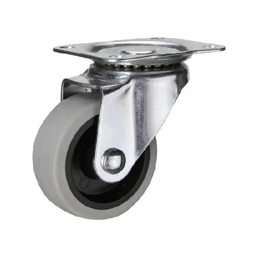 3" Inch Caster 121 lbs Swivel Thermoplastic Rubber Top Plate