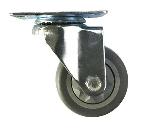 5" Inch Caster 220 lbs Swivel Thermoplastic Rubber Top Plate