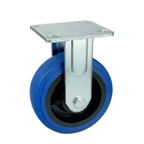 5" Inch Caster 507 lbs Fixed Thermoplastic Rubber Top Plate