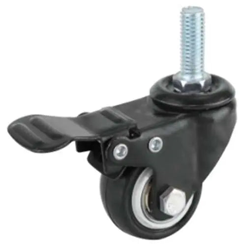 63mm Caster 88 lbs Swivel and Upper Locking Polyvinyl Chloride