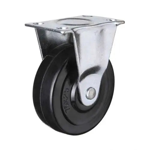 65mm Caster 66 lbs Fixed Rubber Top Plate
