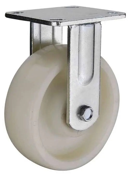 6" Inch Caster 1543 lbs Fixed Polyamide (Nylon) Top Plate
