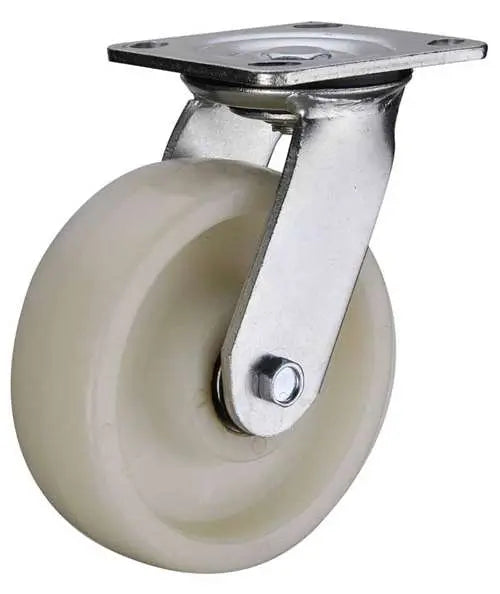 6" Inch Caster 1543 lbs Swivel Polyamide (Nylon) Top Plate
