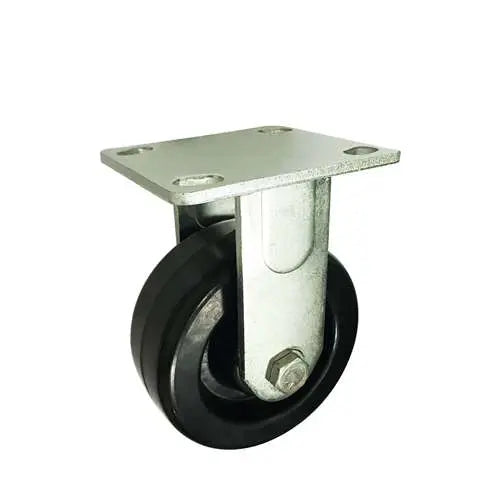 8" Inch Caster 1102 lbs Fixed Phenolic and 0-180ºC Top Plate