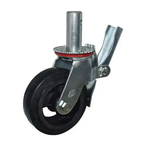 8" Inch Caster 551 lbs Swivel and Upper Locking Iron rim and and rubber