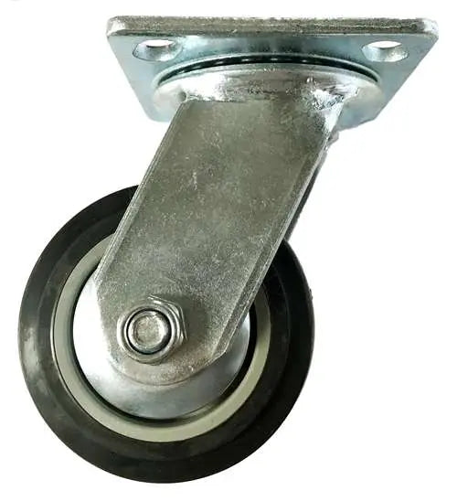 8" Inch Caster 661 lbs Swivel Polyvinyl Chloride Top Plate