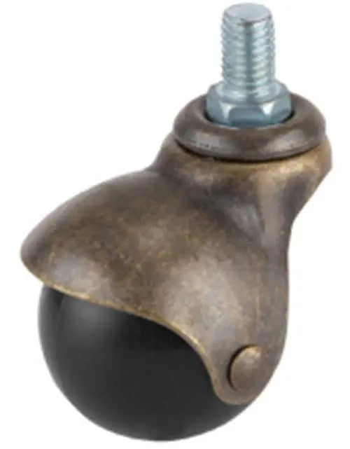 Lot 2" Inch Furniture Caster 77 lbs Swivel Polypropylene M10 Threaded Stem Set of 4