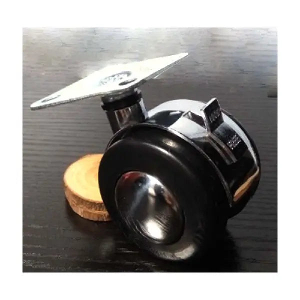 Silver Caster Wheel 2 Inch with Swivel Metal Plate Caster Wheel with 75lb. Load Rating