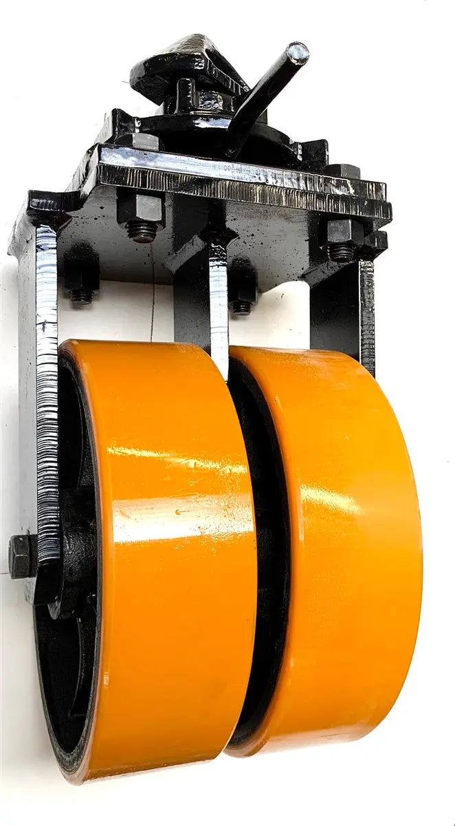 10" Inch 4.5 Ton Dual Wheel Rigid Shipping Container Caster Wheel