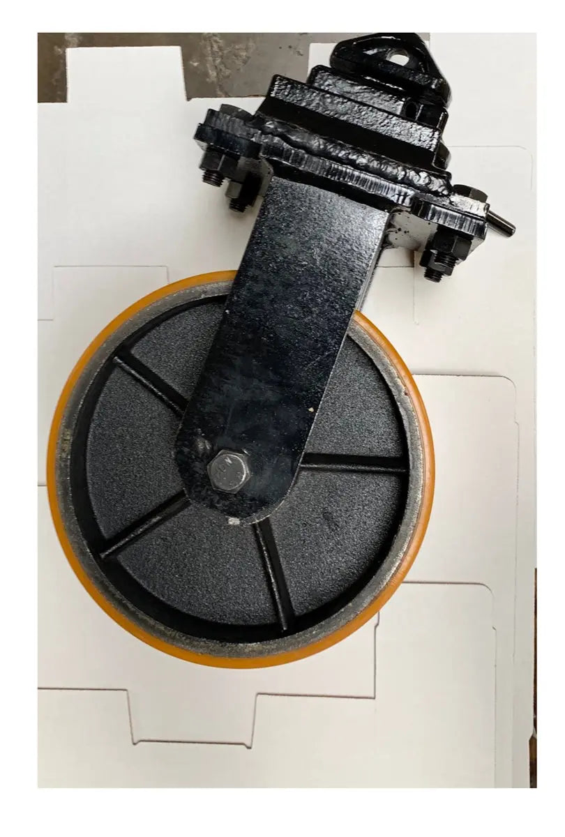 10" Inch 4.5 Ton Dual Wheel Rigid Shipping Container Caster Wheel