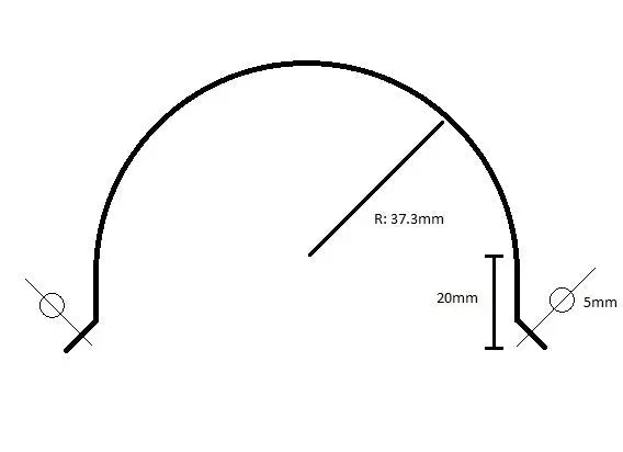 2.5" Low Profile Sliding Wardrobe Caster w/ Brake