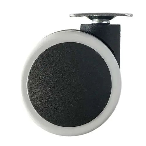 2" Inch Caster  55 lbs Swivel Nylon and  Polyvinyl Chloride Top Plate