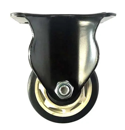3" Inch Caster  441 lbs Fixed Polyurethane  and  Polypropylene Top Plate