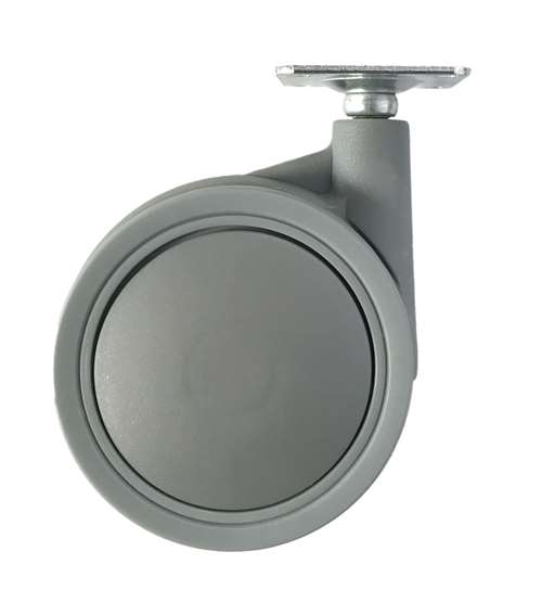 3" Inch Caster  88 lbs Swivel Polypropylene Top Plate