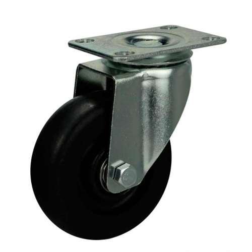 3" Inch Caster  176 lbs Swivel Phenolic and 0-250&#186;C Top Plate