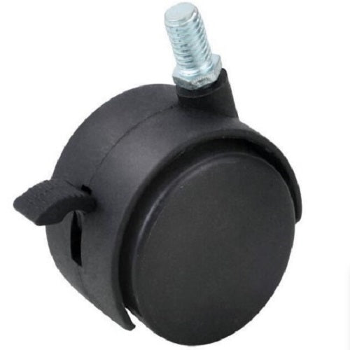 40mm Caster  55 lbs Swivel and Upper Locking Nylon