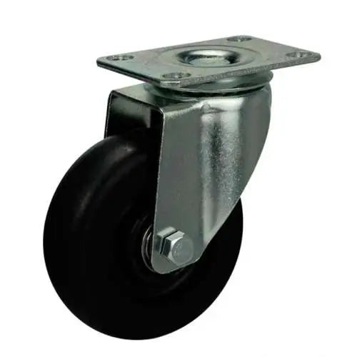 4" Inch Caster  198 lbs Swivel Phenolic and 0-250&#186;C Top Plate