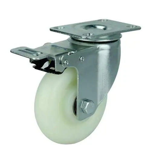 4" Inch Caster  551 lbs Swivel and Upper Locking Polypropylene Top Plate