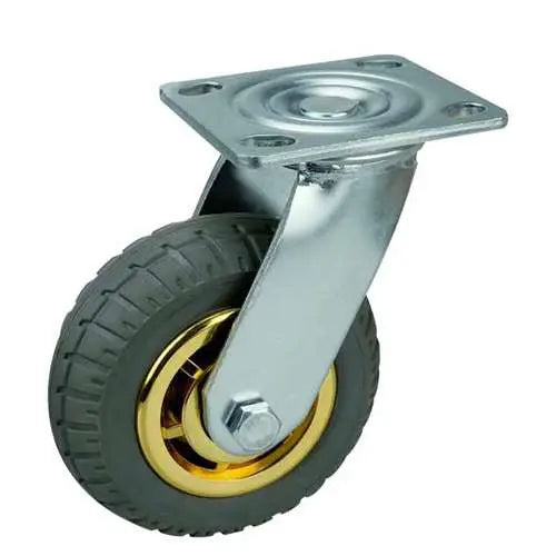 5" Inch Caster  507 lbs Swivel Polypropylene core  and  Rubber Top Plate