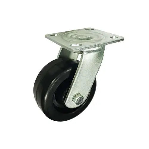 5" Inch Caster  661 lbs Swivel and Center Locking Phenolic and 0-180&#186;C Top Plate