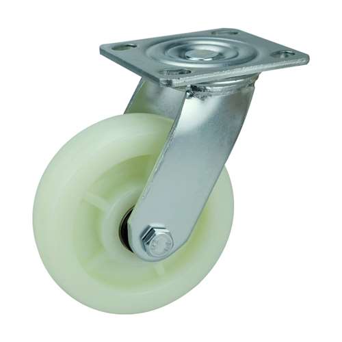 8" Inch Caster  661 lbs Swivel Polypropylene Top Plate