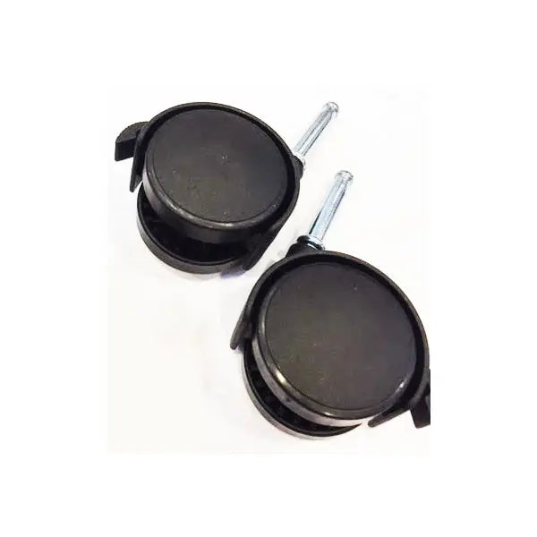 Black Plastic  Chair 2" Inch Caster with  Stem