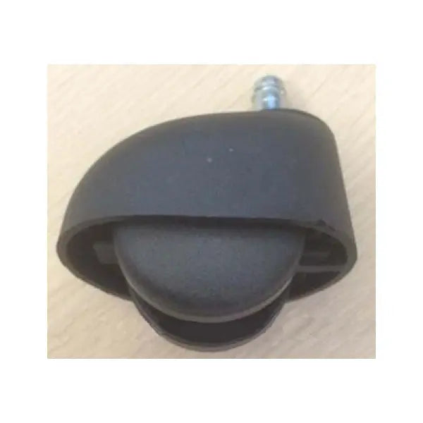 Covered Black  2" Inch twin wheel Caster 75-lb load capacity